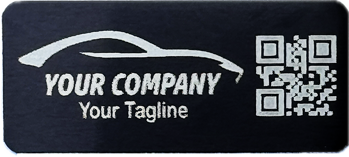 Metal Tags with adhesive backing (100 pack)